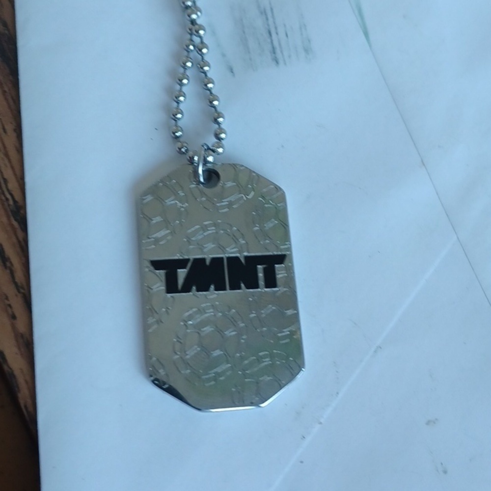 Teenage Mutant Ninja Turtles Dog Tag Necklace